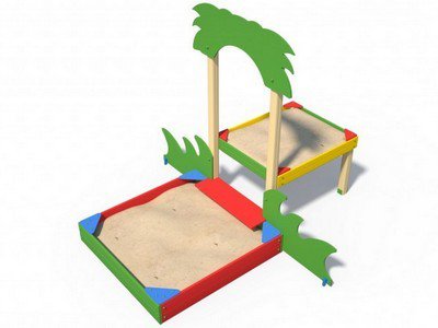 Песочница деревянная Играем вместе