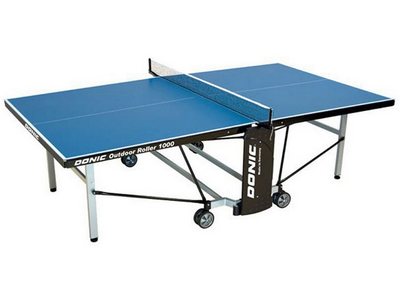 Всепогодный теннисный стол OUTDOOR ROLLER 1000 (Синий/Зеленый)